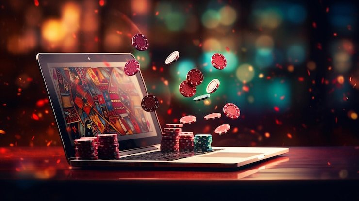 Pengguna mempelajari fitur hiburan online